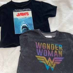 Girls 2 Pack Short Sleeve Shirts